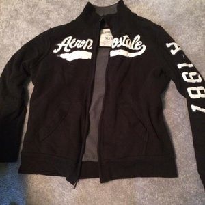 Aeropostale Wool Jacket - Black - XL